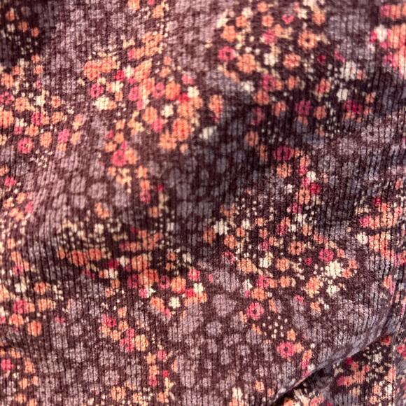 Vintage purplepink floral velvet blazer size S - Picture 5 of 5